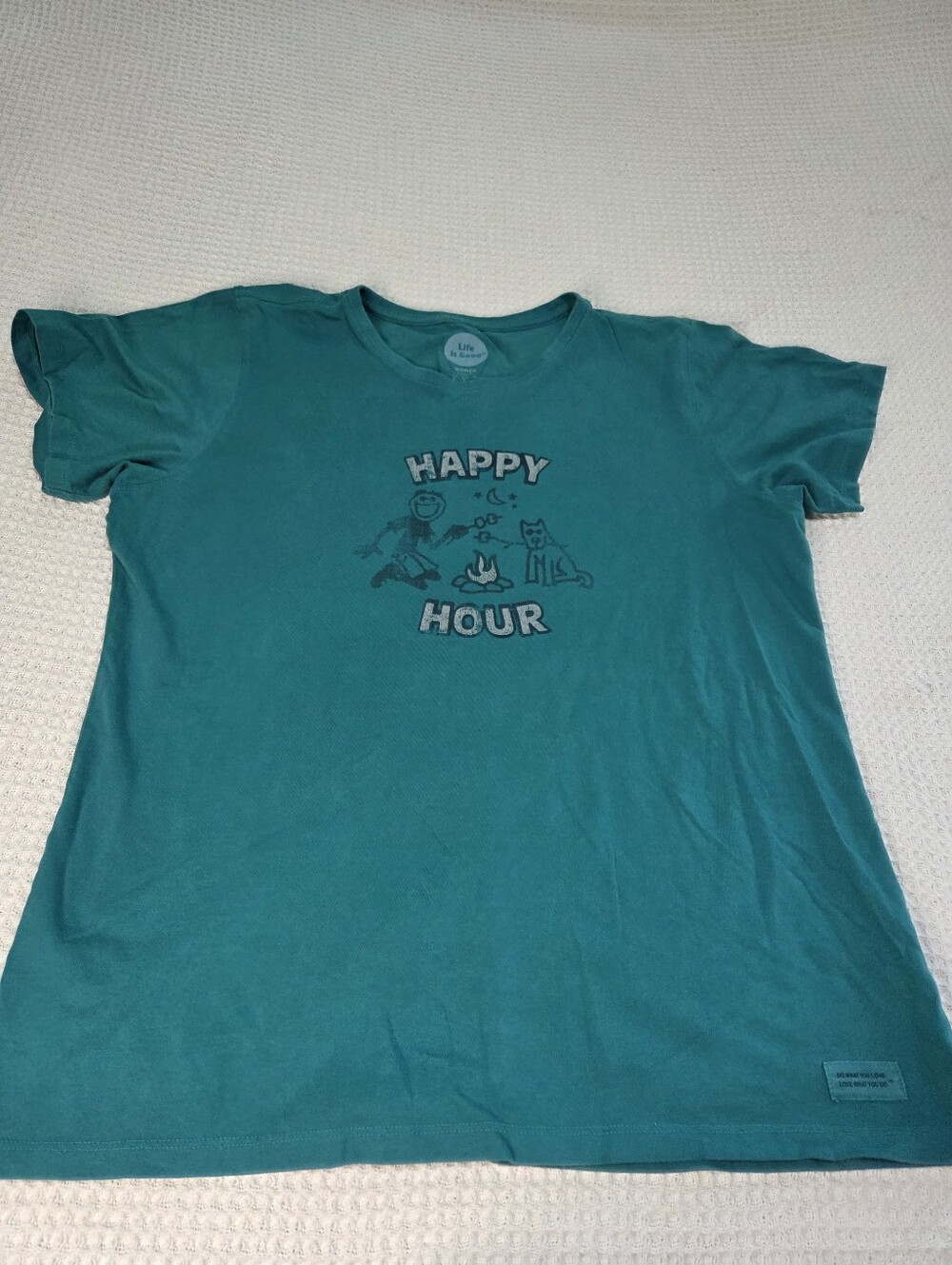 Life Is Good T- shirt Women's  Size L